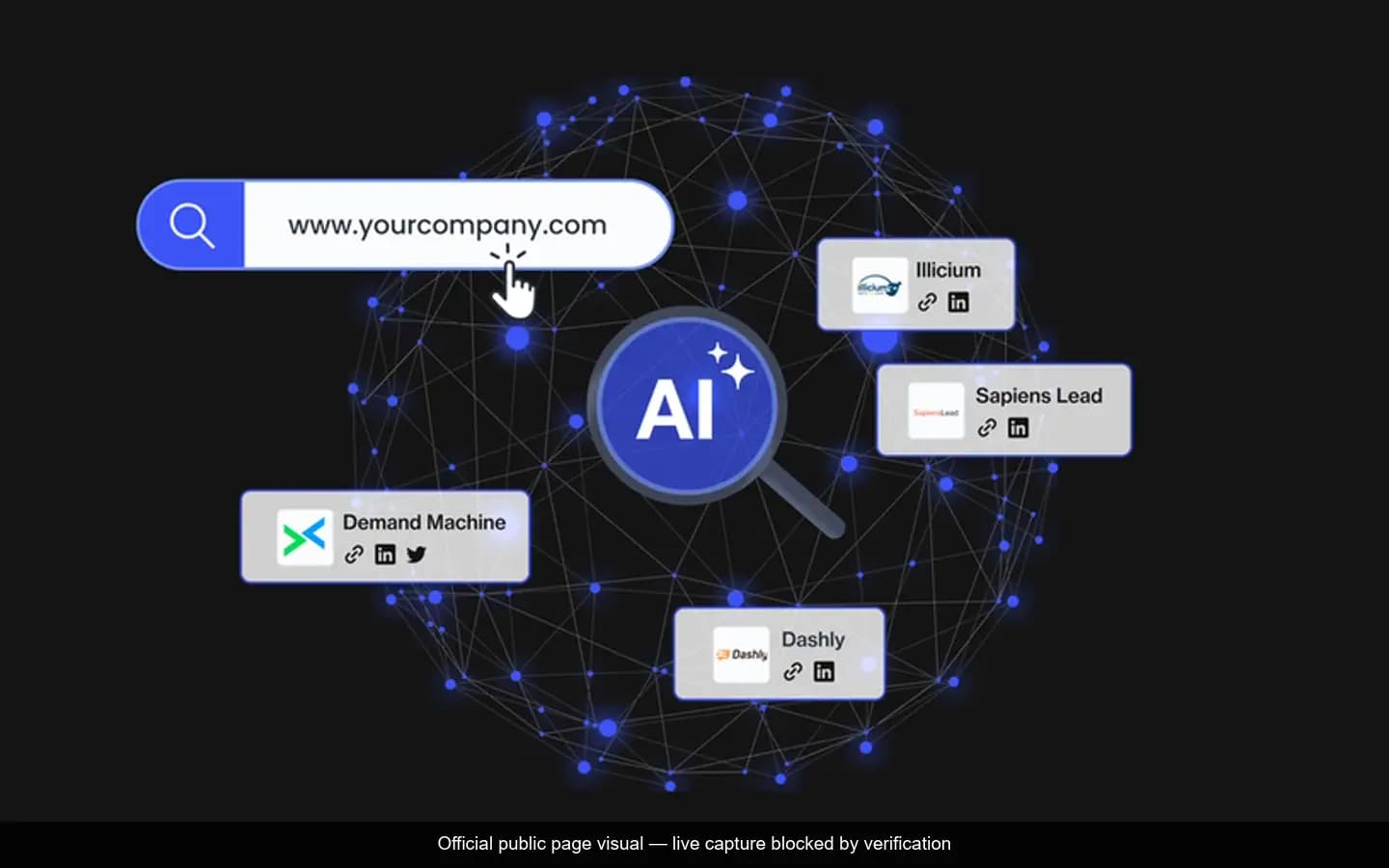 Ocean.io public homepage
