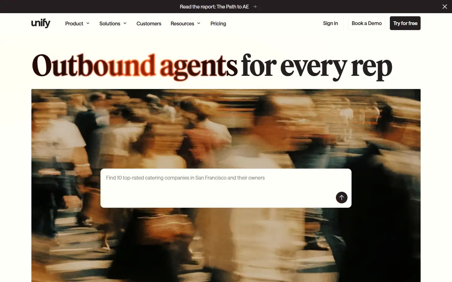Unify public homepage